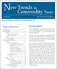 New Trends in Commodity Taxes